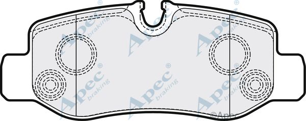 APEC BRAKING Jarrupala, levyjarru PAD2052